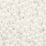 Miyuki rocailles Perlen 8/0 - Ceylon white pearl 8-528